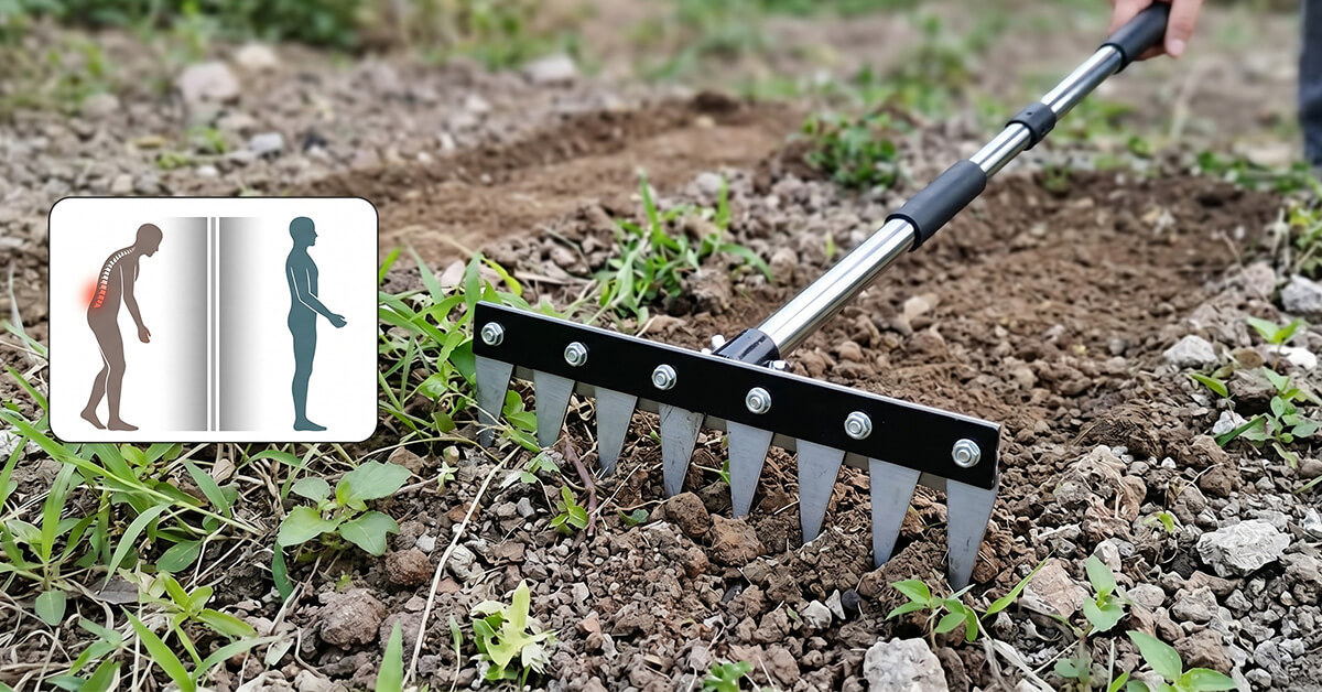 ClawPro Eliminates Back Pain While Weeding Effortlessly
