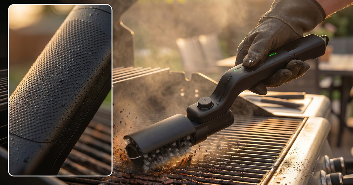 Non-Slip Ergonomic Handle Keeps Your Grip Secure