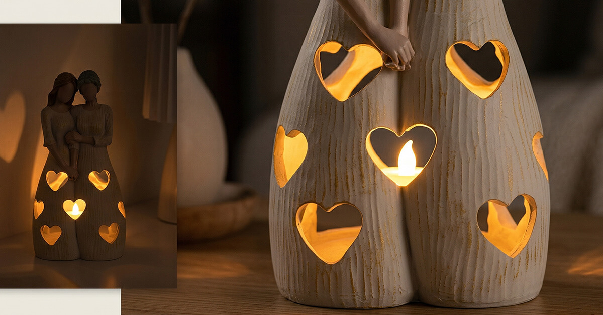 Soft LED Candlelight Creates a Romantic Atmosphere