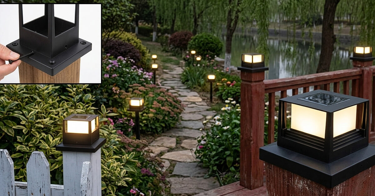 LanternCap Brightens Gardens, Decks, And Patios Beautifully
