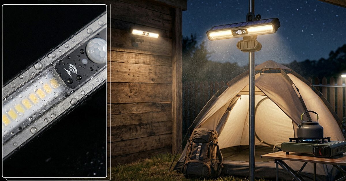 PerchLight Goes Camping, Fencing, Garages, And Beyond