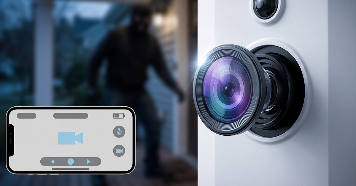 High-Quality Surveillance Camera Deters Unwanted Visitors