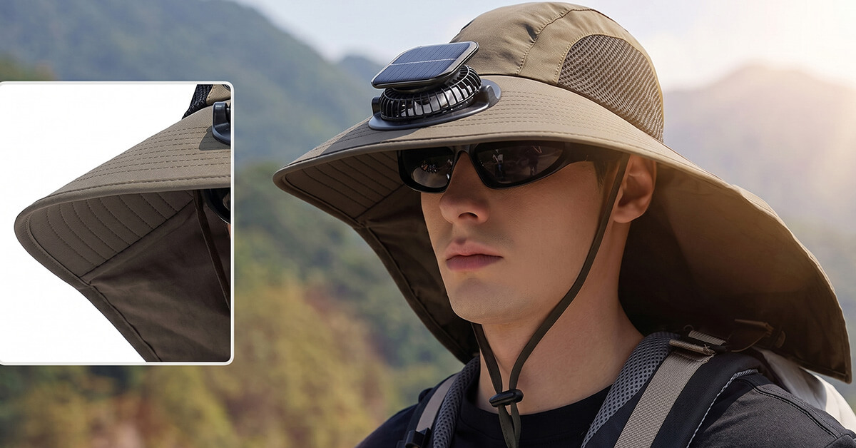 Wide Brim That Shields Your Face, Neck, And Eyes