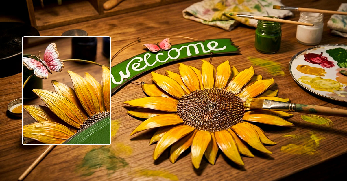 Hand-Painted Finish Ensures Every SunGreet Sign Is Unique