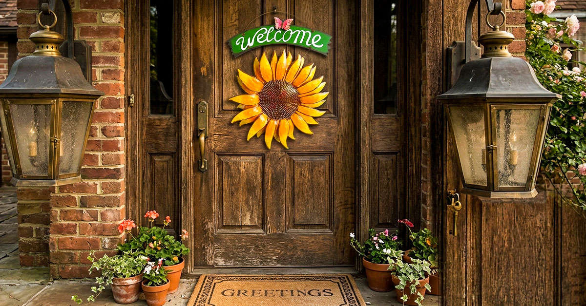 Greet Guests With a Colorful, Vintage-Style Welcome