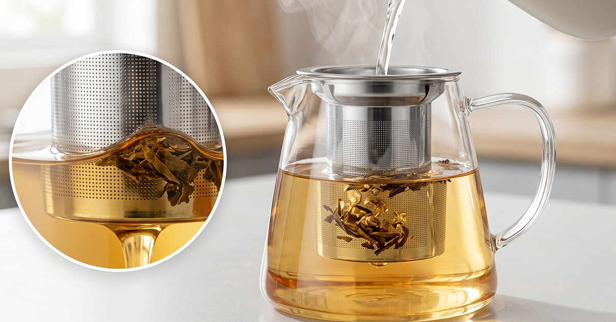 Brews Loose-Leaf Tea Without Mess Or Fuss