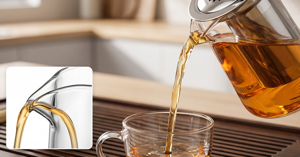 Drip-Free Spout Pours Smoothly Every Time