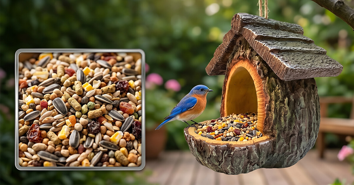 Spacious Bowl Holds Seeds, Pellets, or Treats