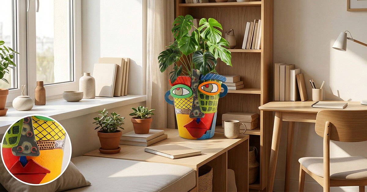 Vibrant Colors Brighten Shelves, Desks, And Windowsills