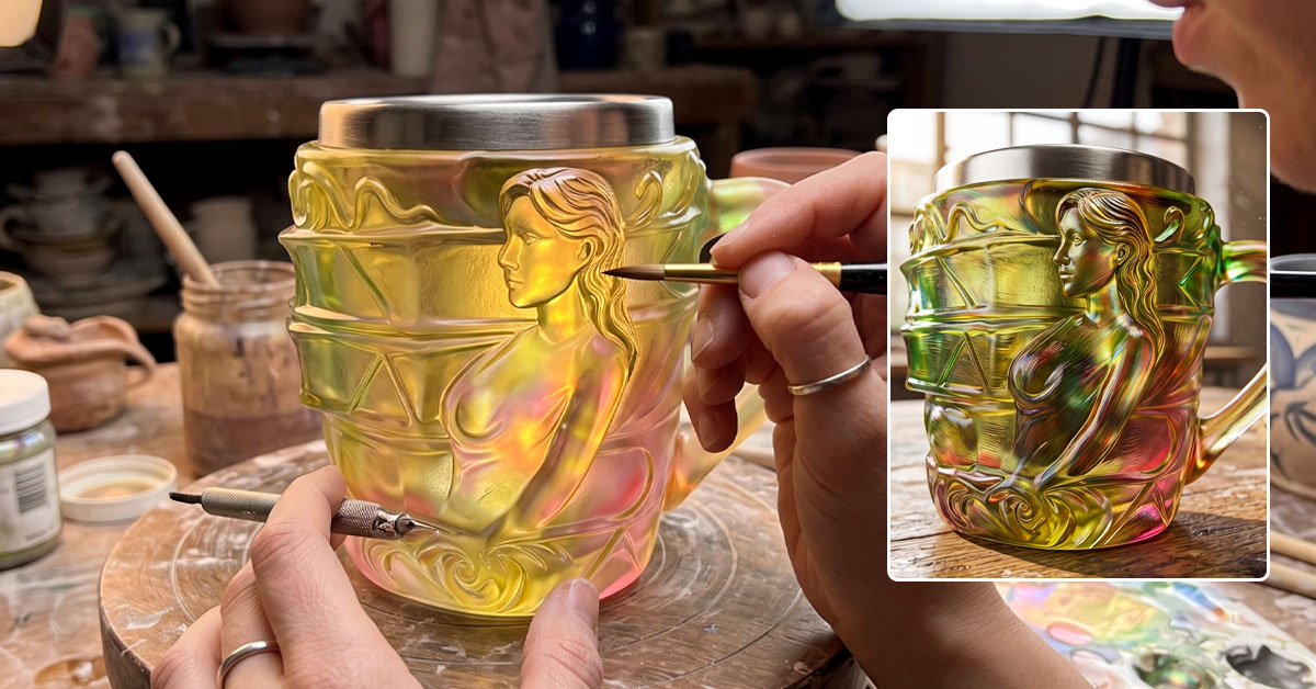 Color Shifts Magically as Light Hits It