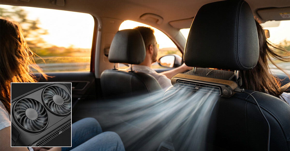 Keeps Front and Rear Passengers Comfortably Cool