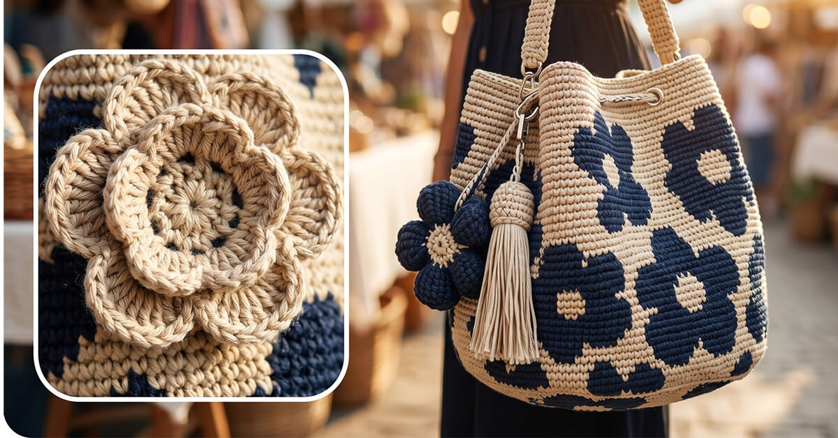 Handcrafted 3D Floral Detail For Standout Boho Style