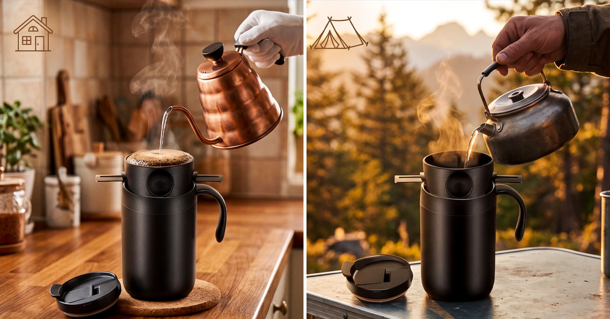 Brew Rich, Smooth Coffee Anywhere With BrewNomad
