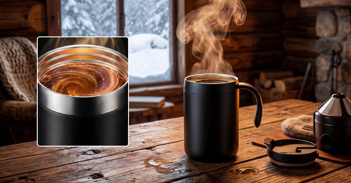 Double-Layer Insulation Locks In Heat or Cold