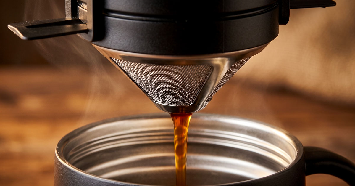 Micro Mesh Filter Eliminates Messy Paper Filters