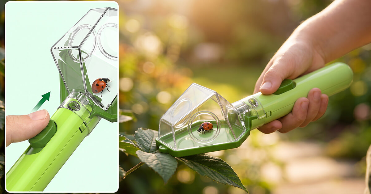 Catch Bugs Effortlessly With One-Handed Thumb-Slide Control