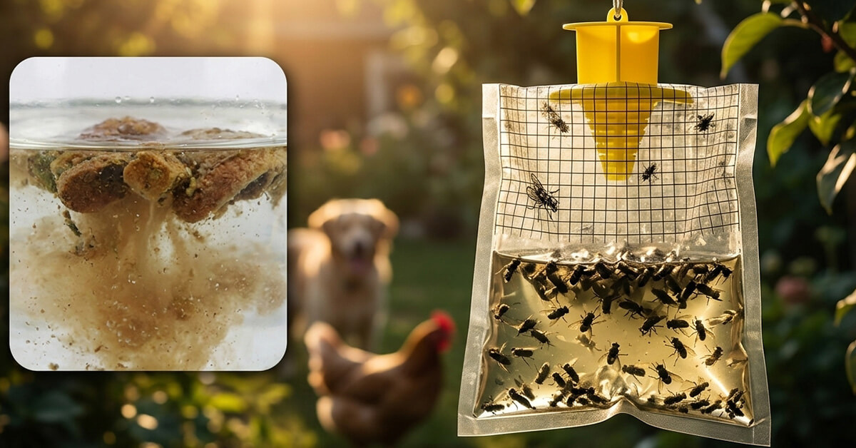 100% Non-Toxic, Chemical-Free Fly Control