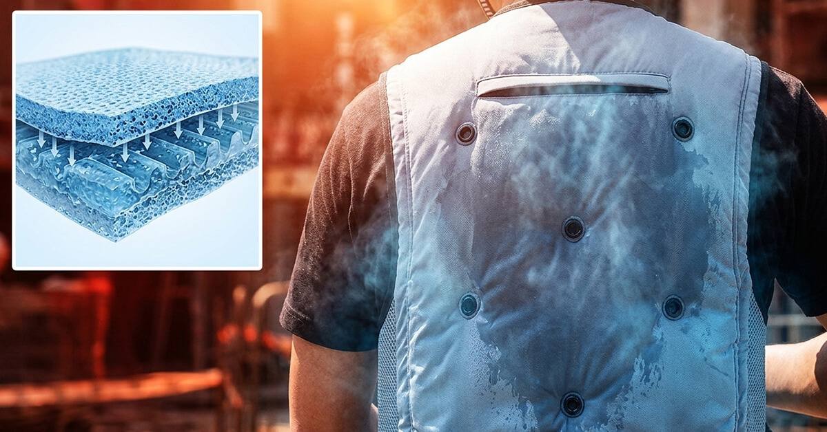 High-Absorbency Back Panel Delivers Continuous Refreshing Relief