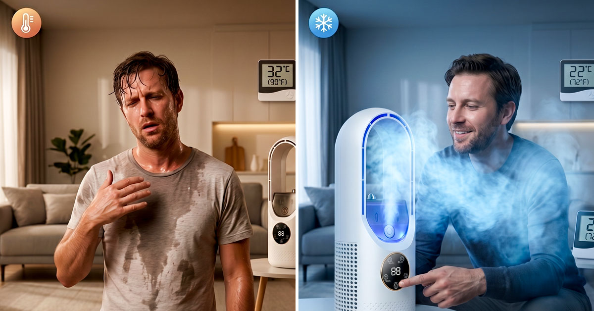 Cools Instantly With Refreshing Ice Mist Spray