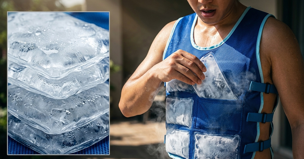 Stay Cool With 24 Reusable Ice Packs Included