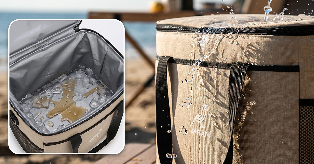 Waterproof Exterior Resists Spills and Moisture