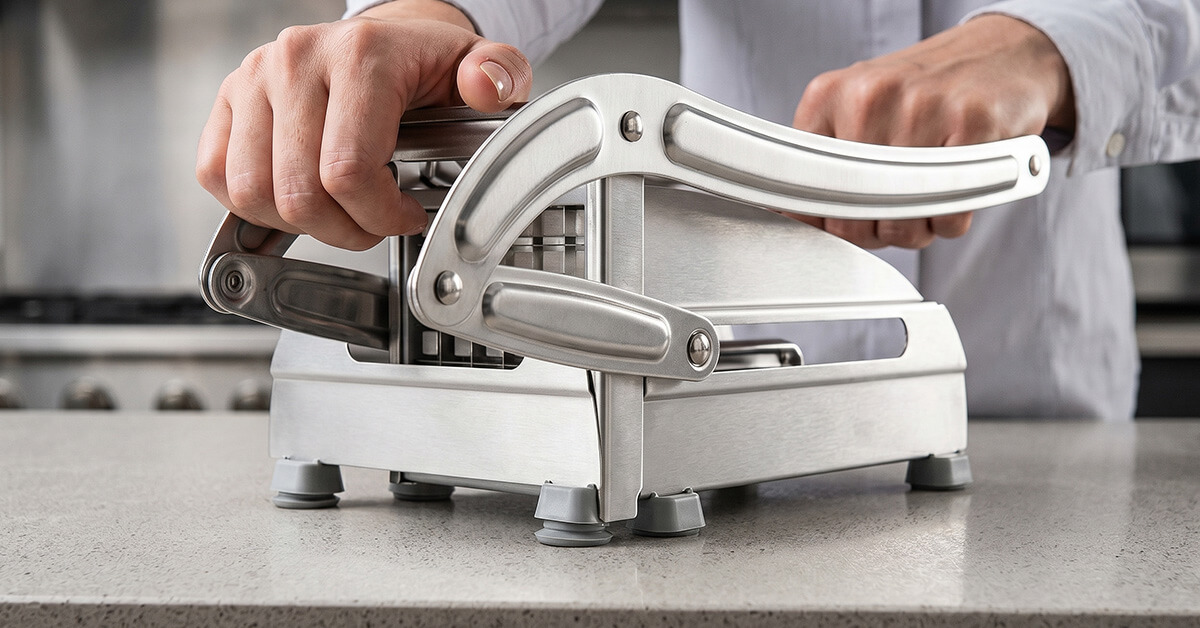 Non-Slip Feet Keep ChipMaster Firmly Grounded