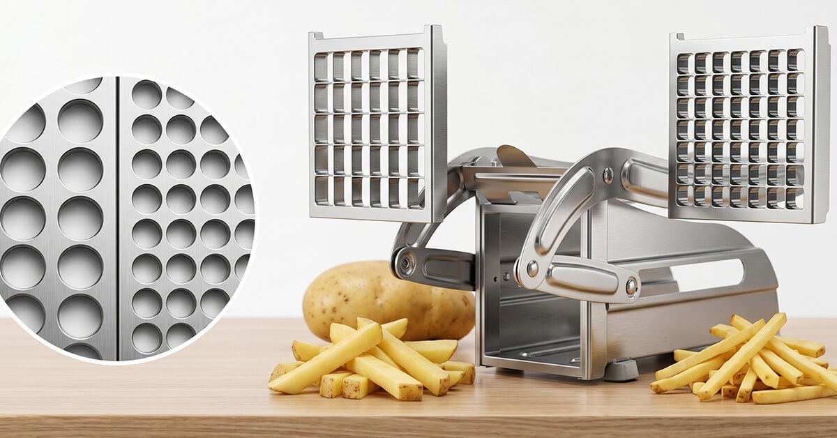 Two Interchangeable Blades for Versatile Cutting