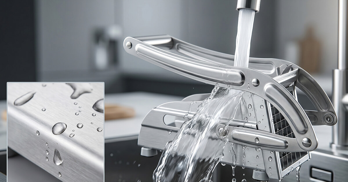 Rinse-Clean Design Simplifies Post-Use Cleanup