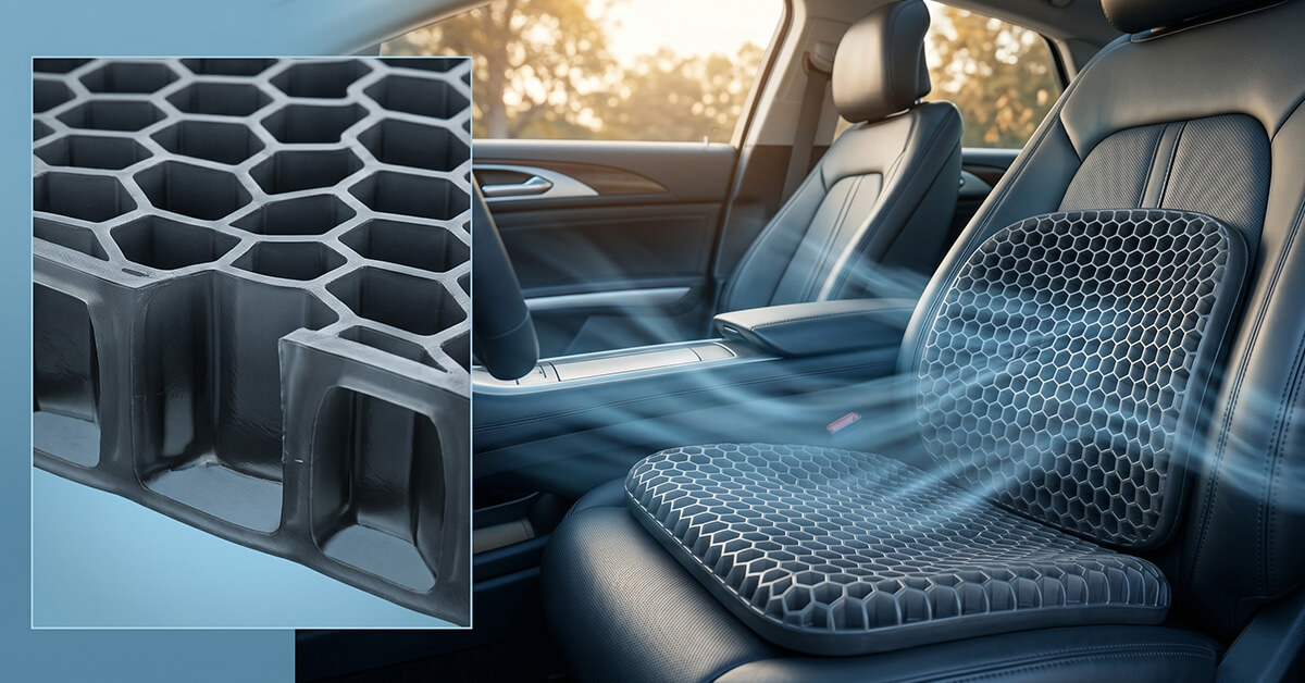 Breathable 3D Honeycomb Channels Heat Away Instantly