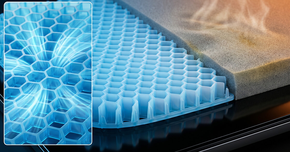 Gel Material Delivers Superior Cooling vs Foam