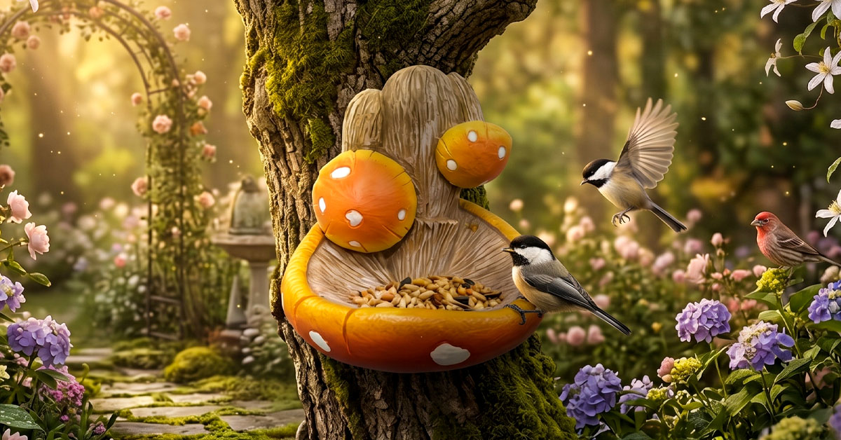 Transforms Any Yard into an Enchanting Forest Scene