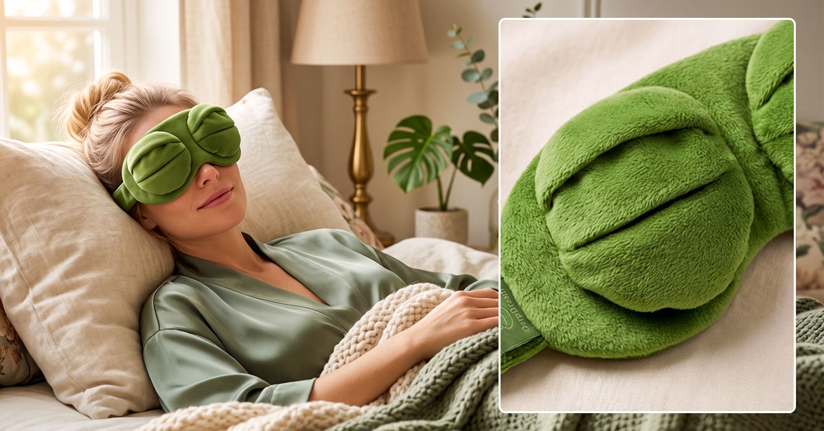 Contoured Shape Never Presses on Eyelids