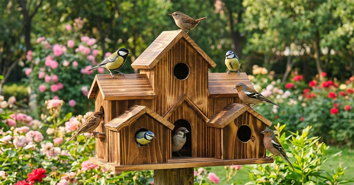 Six Entry Holes Welcome More Bird Species