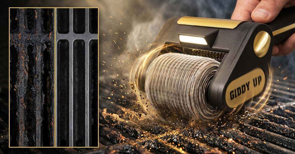 Blasts Burnt-On Food At 350 RPM Effortlessly
