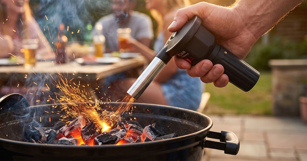 Lights Charcoal Fires Faster With Zero Effort