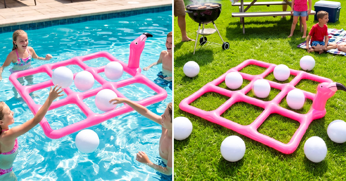 Floats In Pools Or Plays On Dry Land