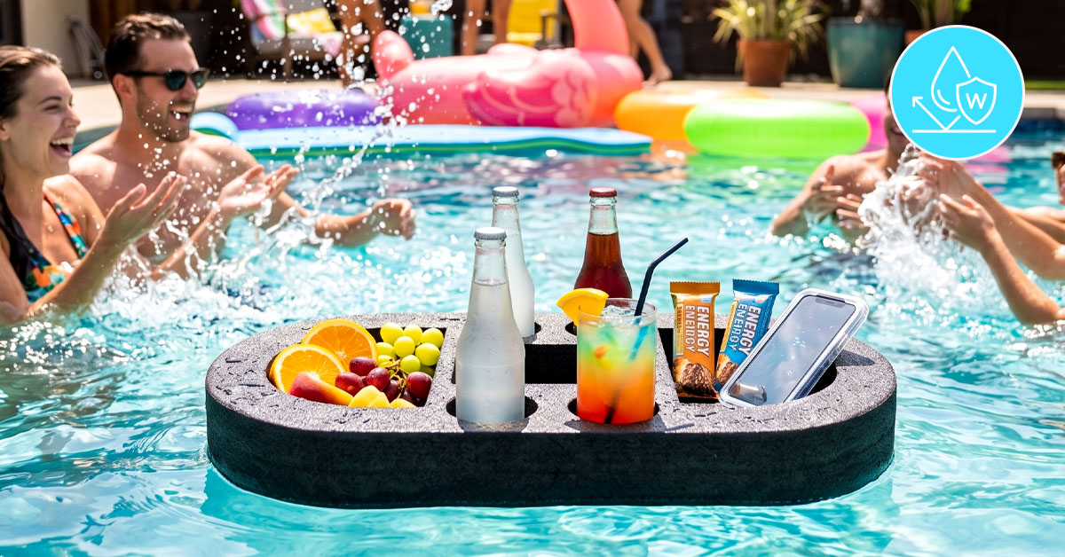 Splash-Resistant Design Keeps FloatCaddy Afloat Effortlessly