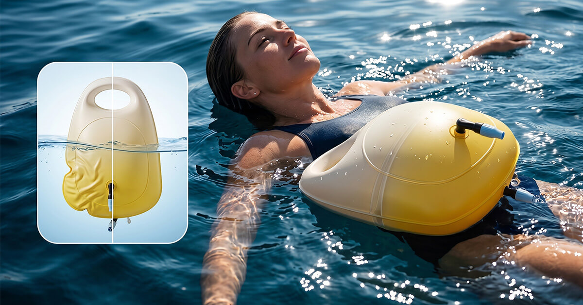 Dual Air Chambers Keep FloatVault Afloat if One Fails