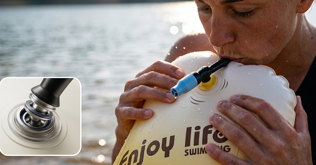 Leak-Proof Valve Inflates Fast — No Pump Needed
