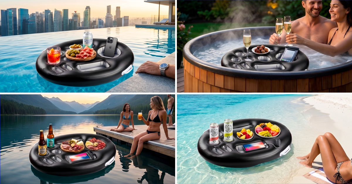 FloatyBar — Your All-In-One Poolside Floating Bar