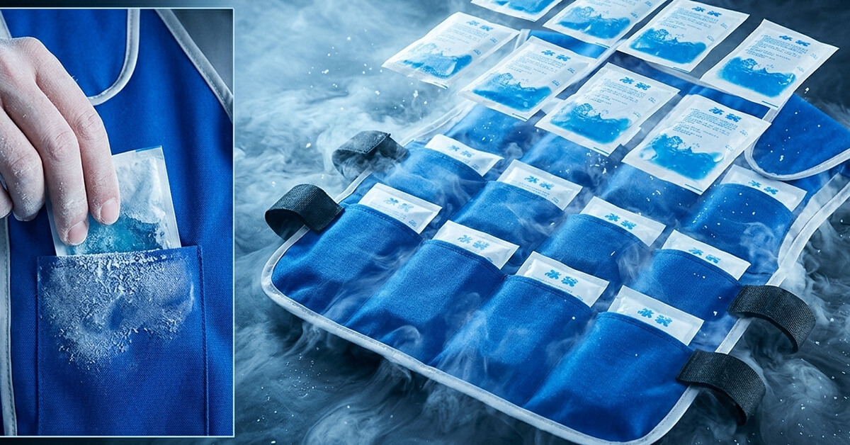 Includes 20 Ice Packs For Instant Cooling Relief