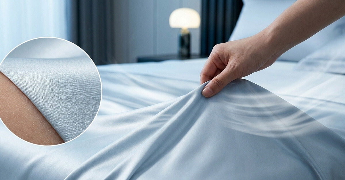 Stays Cool All Night With Breathable Silk Fabric