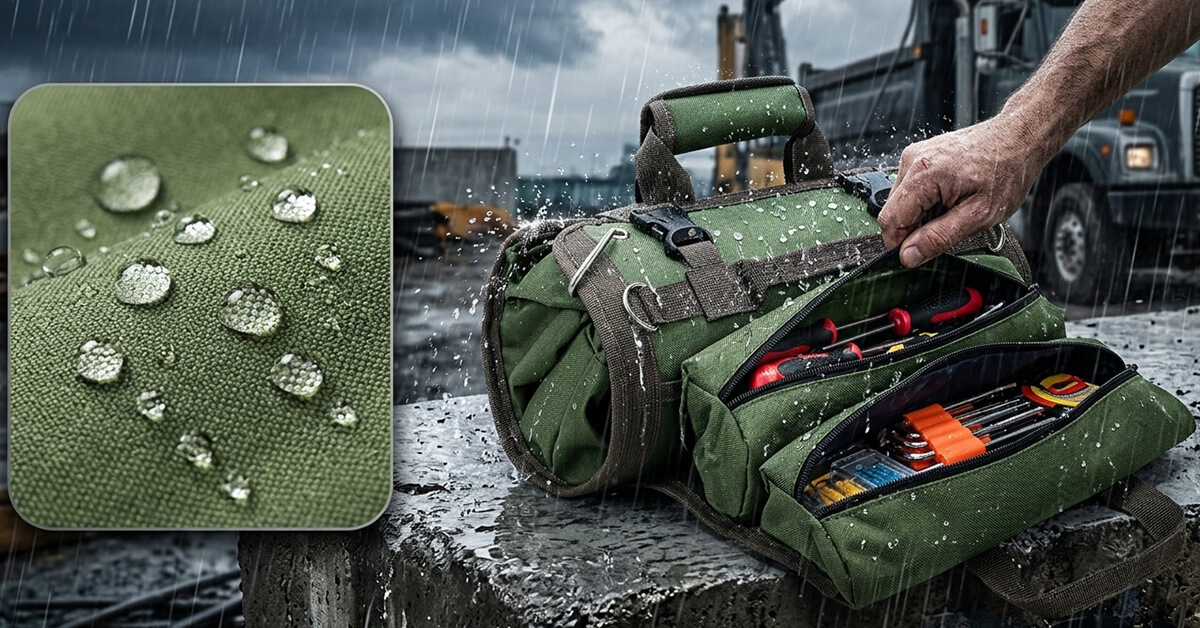 Waterproof 1680D Oxford Keeps Tools Dry Always