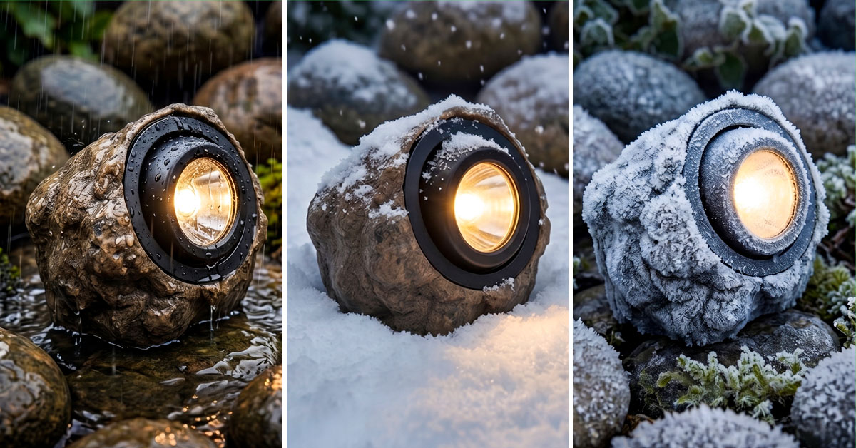 IP65 Waterproof Withstands Rain, Snow, and Frost
