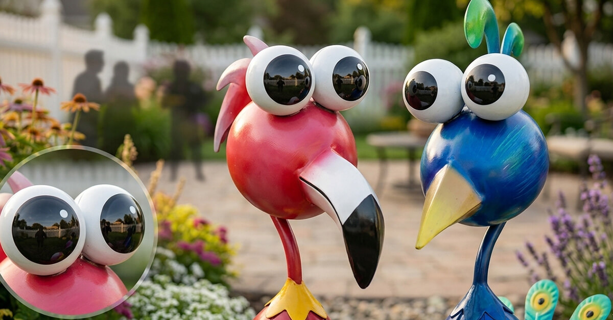 Expressive Big Eyes Interact With Every Onlooker