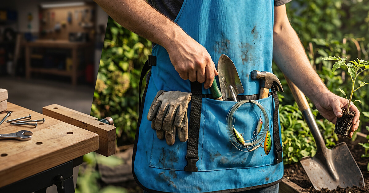 GreenThumb Apron Suits Gardens, Garages, and More