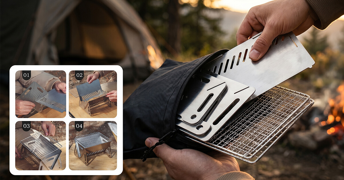 Folds Flat Into Included Carry Bag Instantly