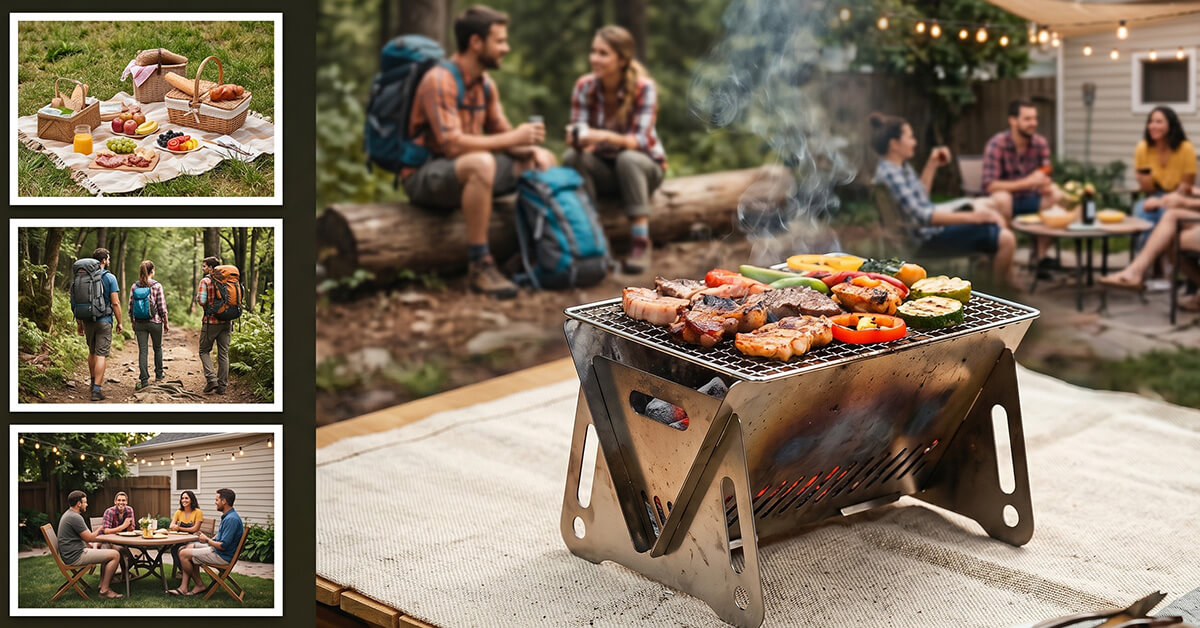 GrillGo Fits Any Picnic, Hike, Or Party