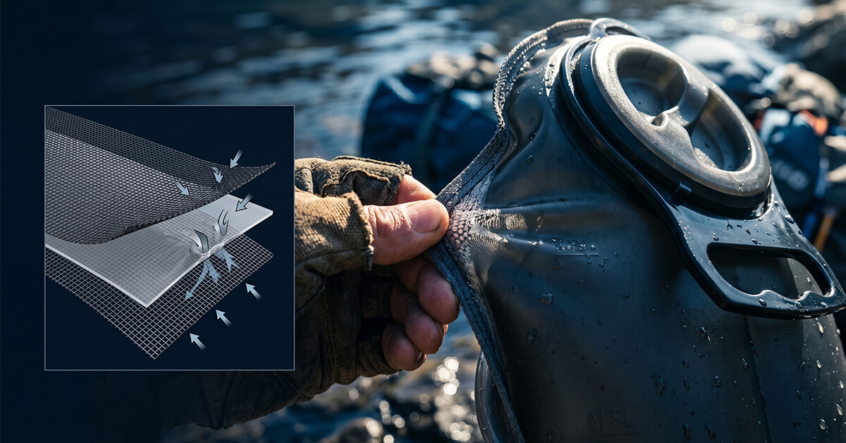 Double-layer Mesh Seams Boost Overall Bag Strength