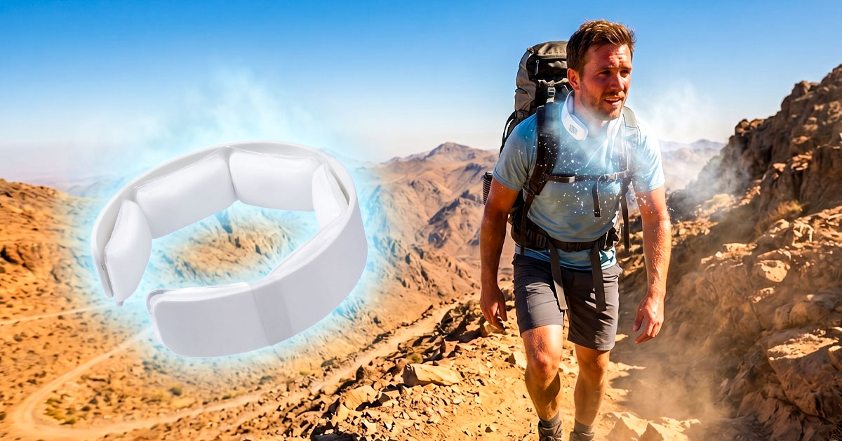 Refreshes Neck Fast During Intense Outdoor Activities
